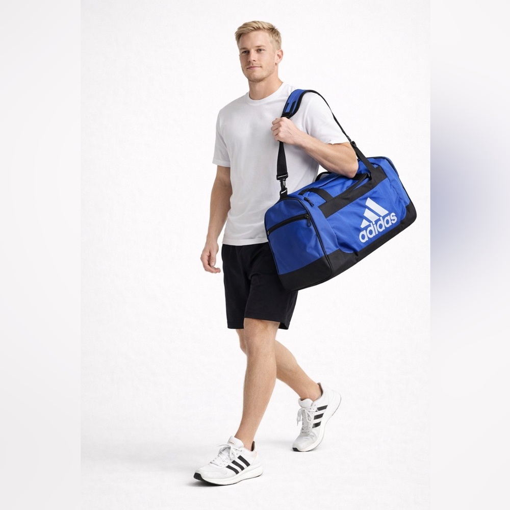 Adidas Large Blue Duffel Bag